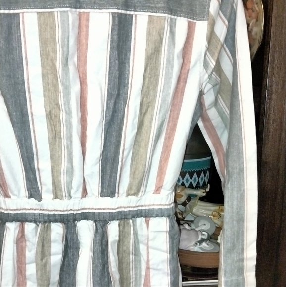 NWT Madewell striped tie waist jumpsuit size 2 - Picture 10 of 11